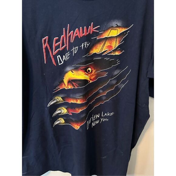 Darien Lake RedHawk Slingshot ride t-shirt - Picture 2 of 3